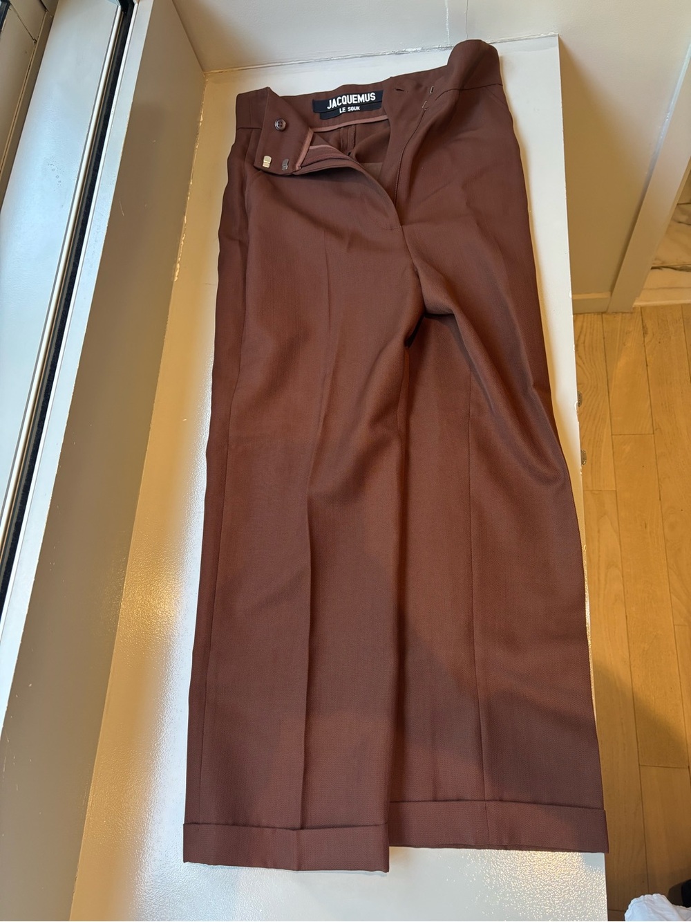 Jacquemus NWOT Women’s Brown Dress Trousers